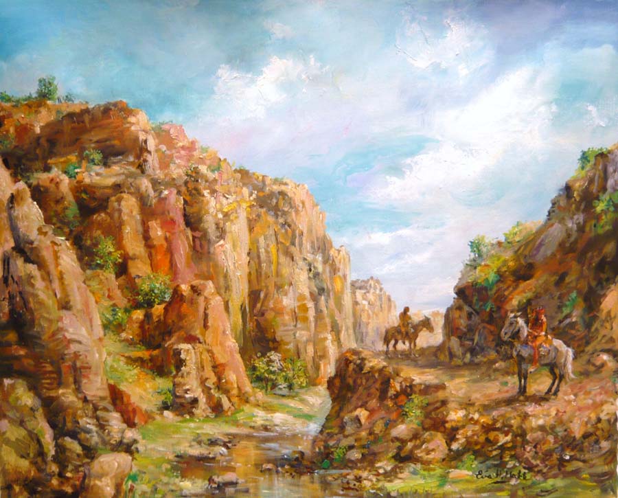 A bend in the Blue River, with magnificent colorful rock formations creates an awe-inspiring landscape. With treacherous heights, and a dramatic lifestyle of the Apache tribe, it is a spectacular approach in an historical setting.