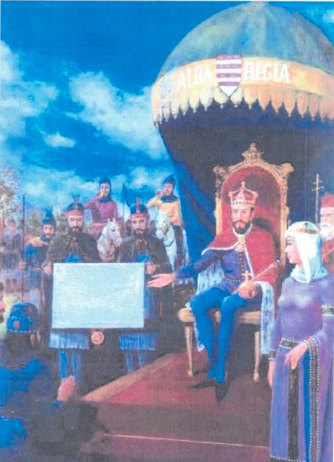 King Andrew Il, the Presentation of the Golden Bull by Americo Makk